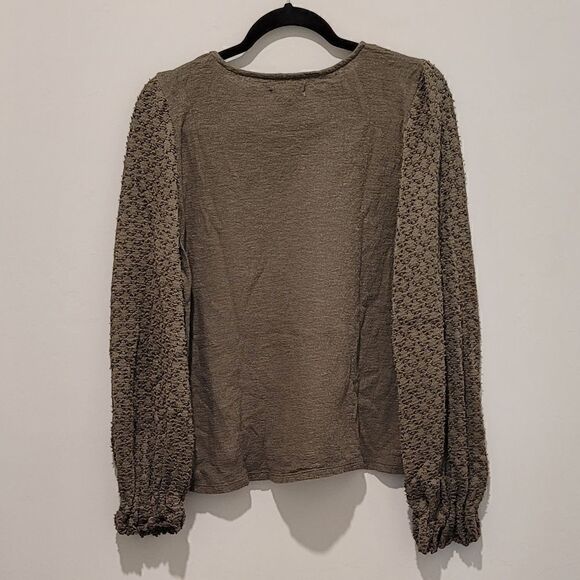 FINAL SALEš·MadewellāOliveāgreenālongāsleeveātopāsizeāM - Picture 13 of 16